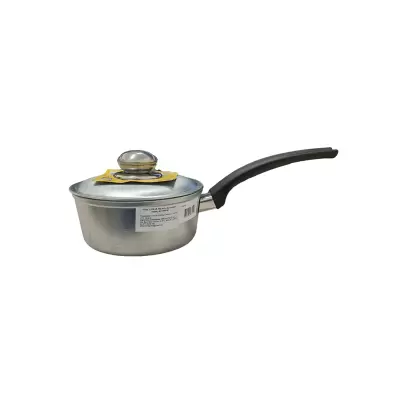 Cratita din aluminiu cu maner si capac 16 cm 1.2 l